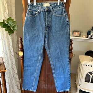 Everlane The 90s Cheeky Straight Leg Jeans Curvy - Blue